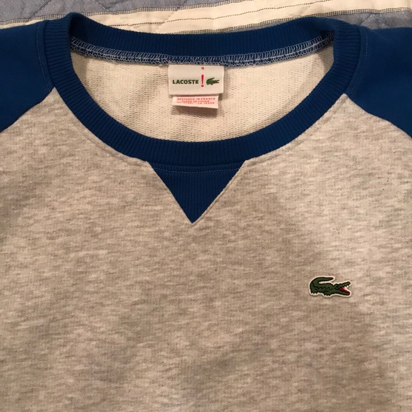 lacoste live crew neck sweatshirt
